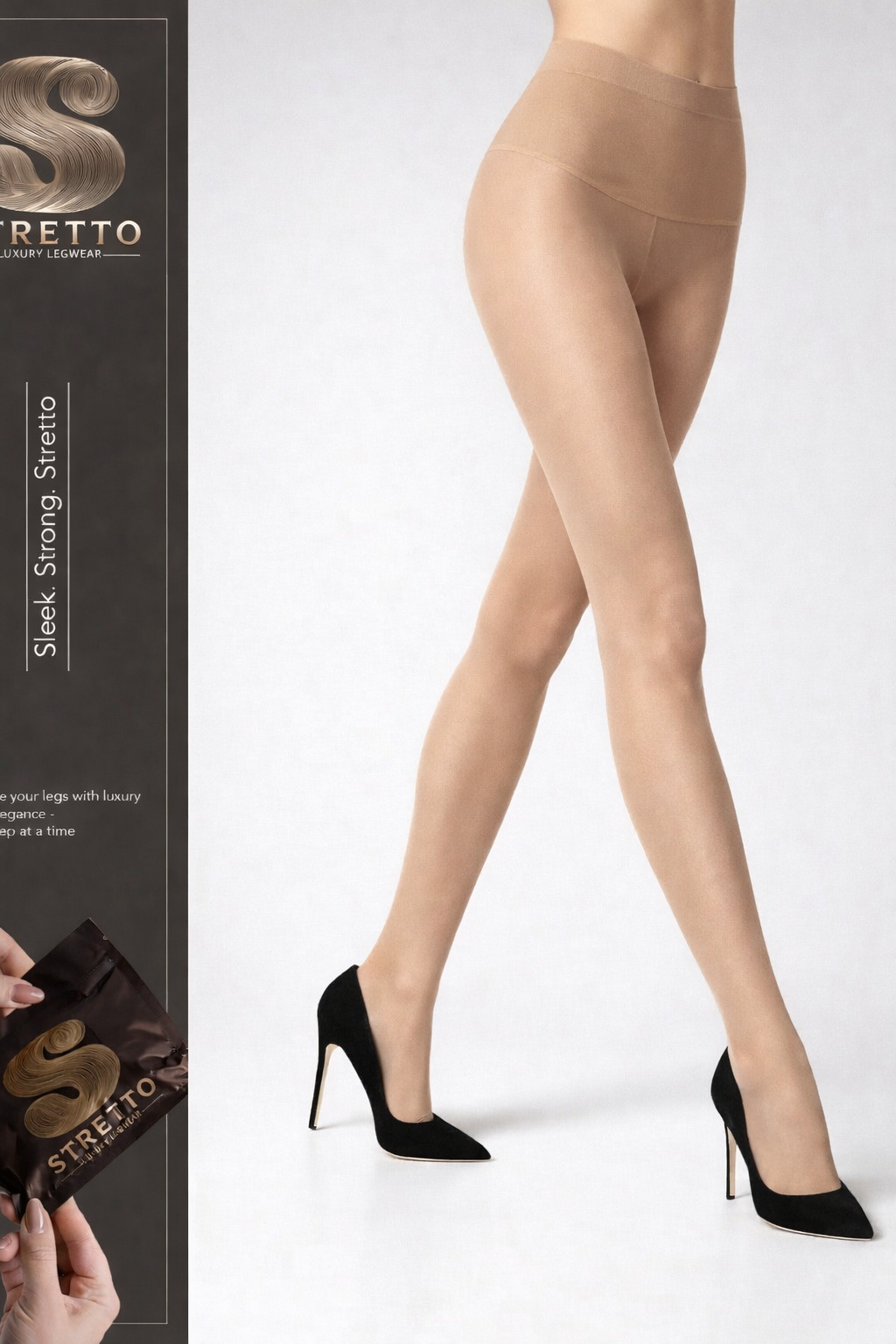 Stretto Luxury Invisible Waist Series Tights